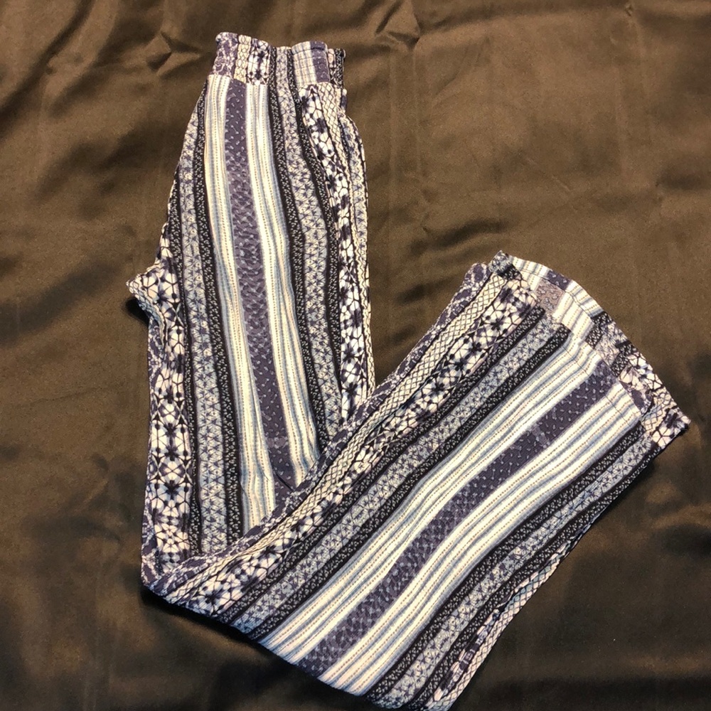 Blue Stripped Pants